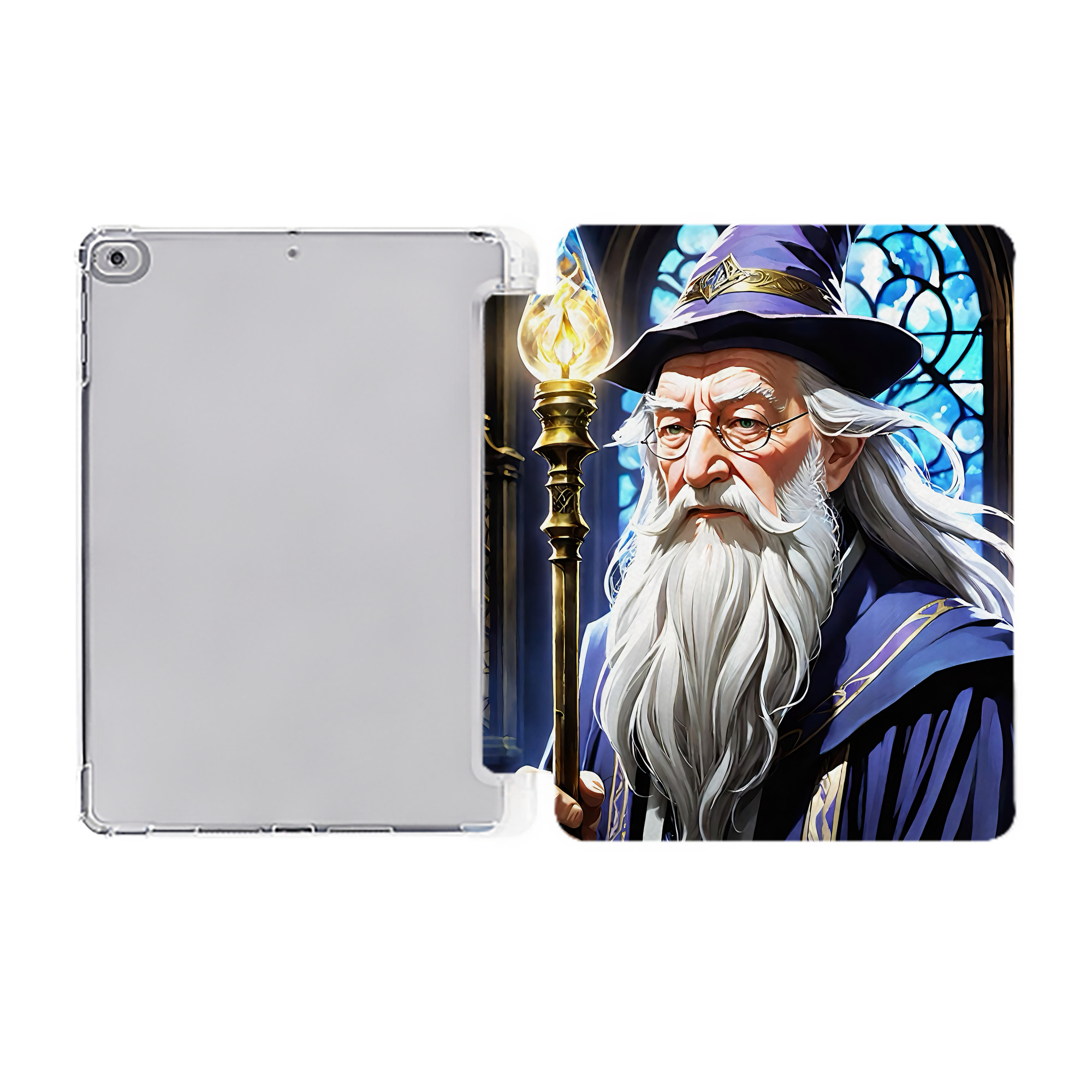 （画像用） Harry Potter ハリー・ポッターシリーズ IPad ケース ペン収納付き 三つ折りスタンド PUレザー×シリコン 対応機種9.5/10.5/10.9インチ